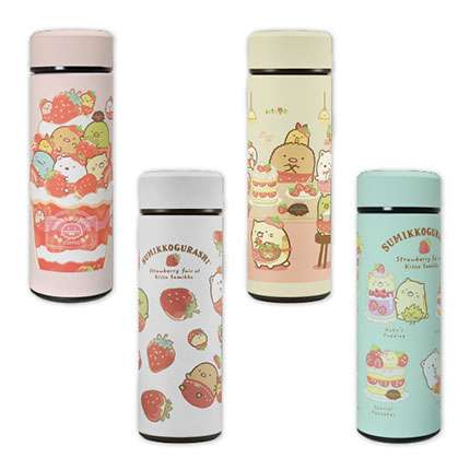 すみっコぐらし いちごフェア ステンレスボトル