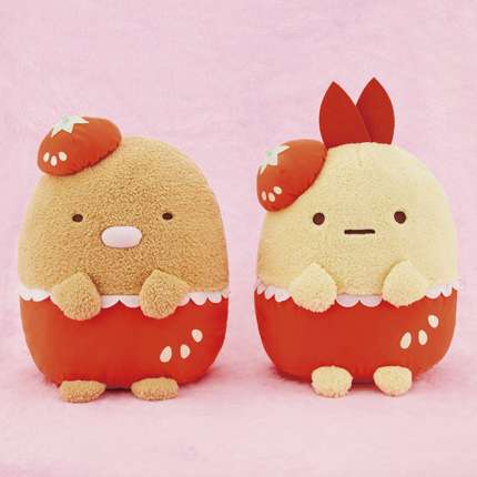すみっコぐらし いちごフェア ぬいぐるみXL
