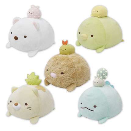 すみっコぐらし うつぶせみにっコと一緒ぬいぐるみBIG