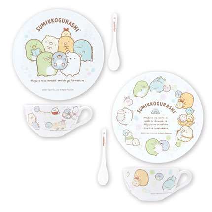 すみっコぐらし もぐらのおうち 陶器3点セット