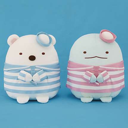 すみっコぐらし ボーダーマリンぬいぐるみXL