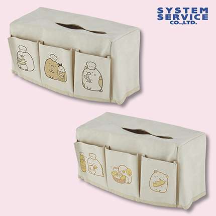 すみっコぐらし すみっコパンきょうしつ 6ポケットティッシュBOXカバー