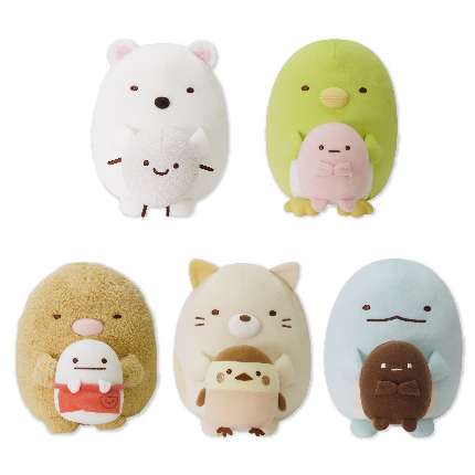 すみっコぐらし みにっコと一緒なかよしころっとぬいぐるみ