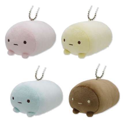 すみっコぐらし もちもち4色たぴおかボールチェーン付きぬいぐるみ