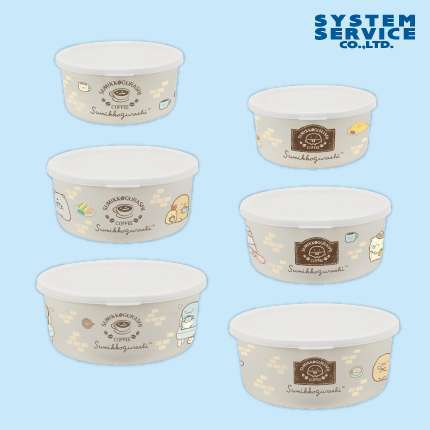 すみっコぐらし 喫茶すみっコ　バンブーファイバーおかずケース3点セット