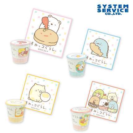 すみっコぐらし すみっコ弁当 カップ入りタオル