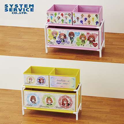 五等分の花嫁∬ 2段収納ラック