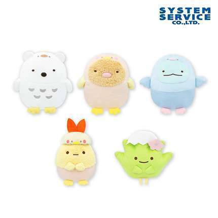 すみっコぐらし みんなでことりっコ ころっとぬいぐるみ
