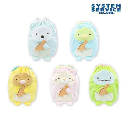 すみっコぐらし きょうりゅうになりきりぬいぐるみ巾着