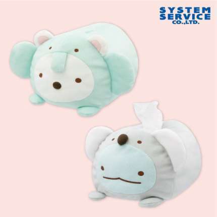 すみっコぐらし アニマルパーク  ぬいぐるみティッシュBOXカバー