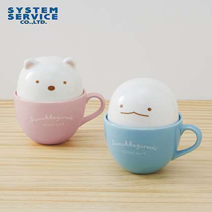 すみっコぐらし ラテアート風ふた付きマグカップ