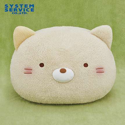すみっコぐらし ほんのりほっぺドーム型クッションXL プレミアム ねこ