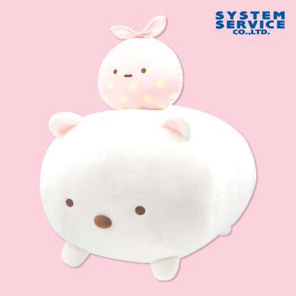 すみっコぐらし みにっｺといっしょにうつぶせぬいぐるみXL プレミアム しろくま