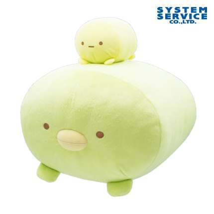 すみっコぐらし みにっコといっしょにうつぶせぬいぐるみXLPぺんぎん？