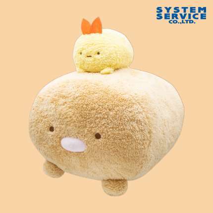 すみっコぐらし みにっコといっしょにうつぶせぬいぐるみXLプレミアム とんかつ
