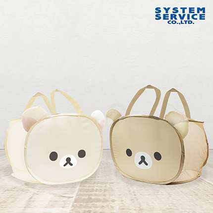 リラックマ NEW BASIC RILAKKUMA 取っ手付き折りたたみマルチ収納BOX