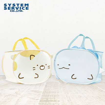 すみっコぐらし 取っ手付き折りたたみマルチ収納BOX