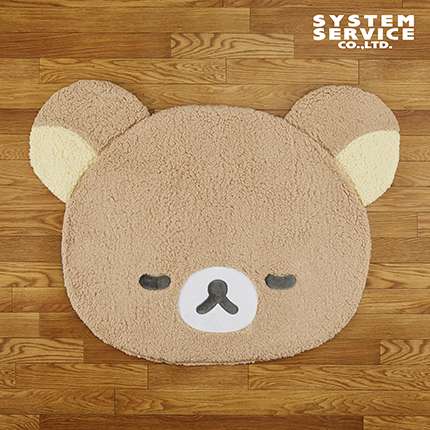リラックマ NEW BASIC RILAKKUMA ビッグダイカットラグ
