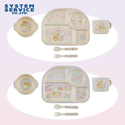 すみっコぐらし すみっコベビー プレミアムバンブーファイバー食器セット