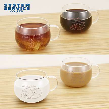 すみっコぐらし おうちでくまカフェ 耐熱ガラスマグセット