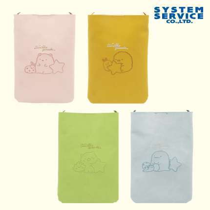 すみっコぐらし 星空さんぽ レザー風スクエアショルダーバッグ