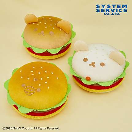 リラックマ リラックマデリ ハンバーガーぬいぐるみBIG