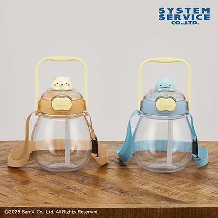 すみっコぐらし マスコット付きウォーターボトル