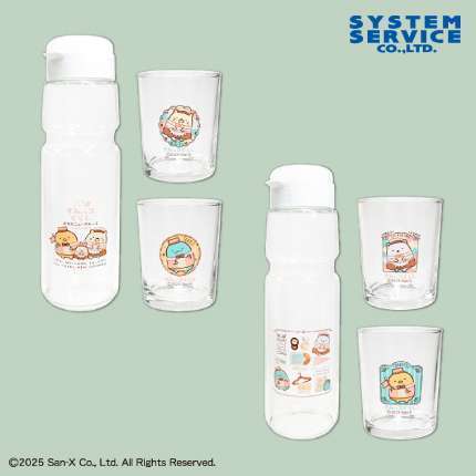 すみっコぐらし ホテルニューすみっコ ドリンクポット&グラスセット