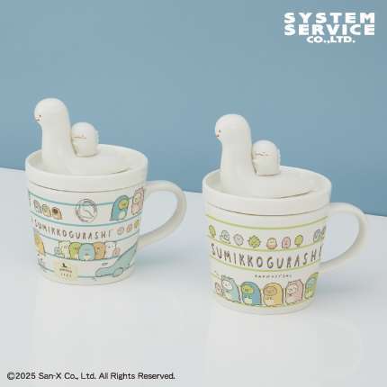 すみっコぐらし とかげとおかあさん フィギュア付き小皿&マグカップセット