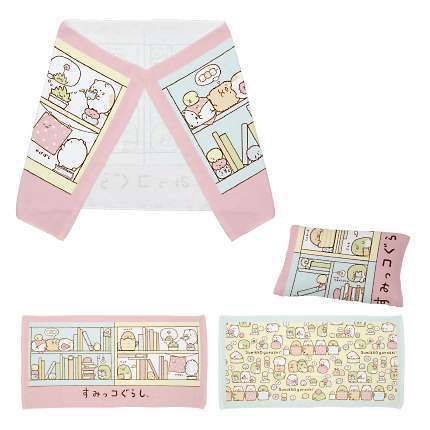すみっコぐらし スナップ付きタオル