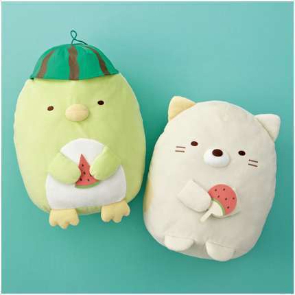 すみっコぐらし すいかぬいぐるみXL