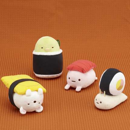 すみっコぐらし おすしぬいぐるみ
