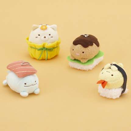 すみっコぐらし おすしマスコットキーチェーン