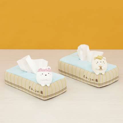 すみっコぐらし ぬくぬく湯ごもり ティッシュケースカバー