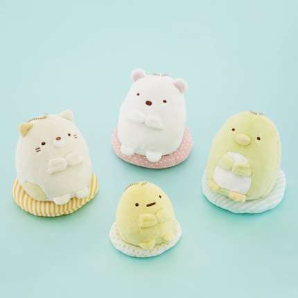 すみっコぐらし うきわボールチェーン付きぬいぐるみ