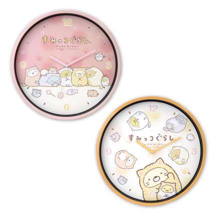 すみっコぐらし ぽかぽかねこびより 壁掛け時計