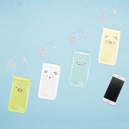 すみっコぐらし フェイス 防滴スマートフォンケース