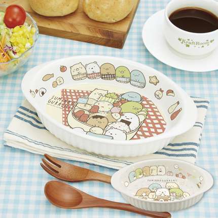 すみっコぐらし グラタン皿 すみっコ弁当編