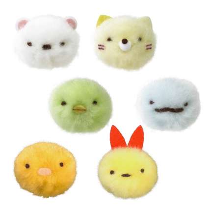 すみっコぐらし ぽんぽんすみっコ フェイスマスコット