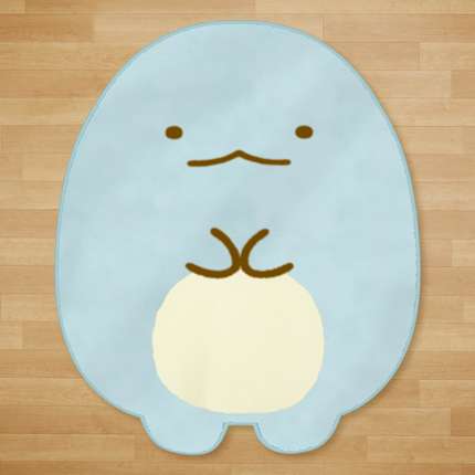 すみっコぐらし ダイカットブランケット　とかげ