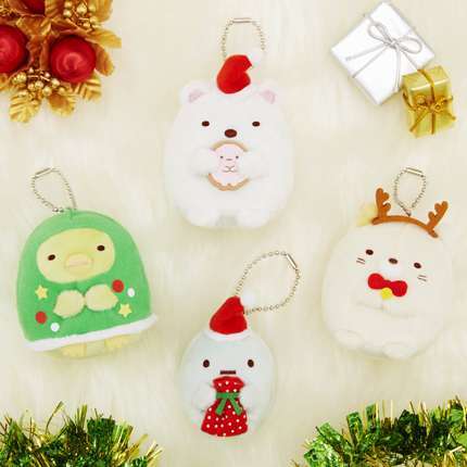 すみっコぐらし クリスマスマスコットキーチェーン