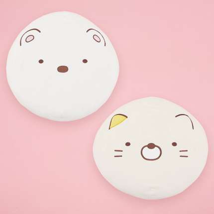 すみっコぐらし もちもちおまんじゅう型フェイスクッション