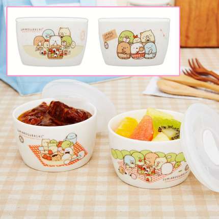 すみっコぐらし ふた付き陶磁器セット すみっコ弁当編