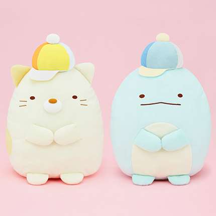 すみっコぐらし カラフル帽子ぬいぐるみXL