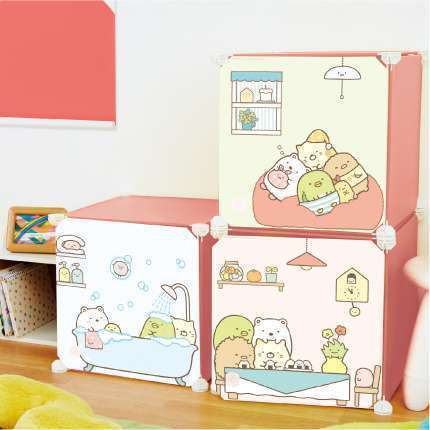 すみっコぐらし おうちでまったり 連結組み立て収納BOX