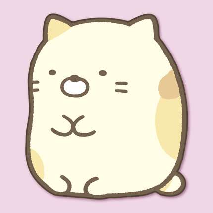 すみっコぐらし よこむきダイカットブランケット ねこ