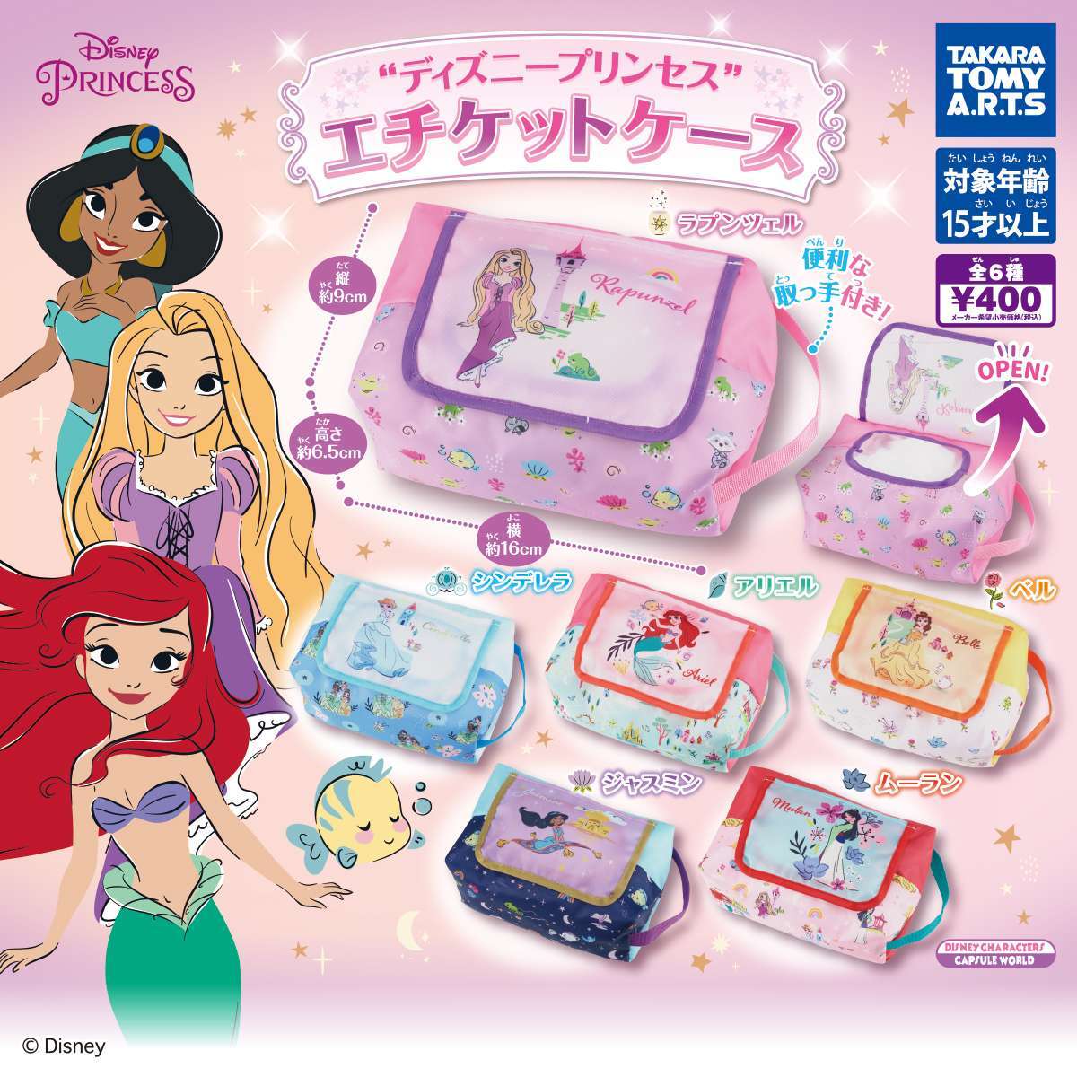 ディズニープリンセス エチケットケース