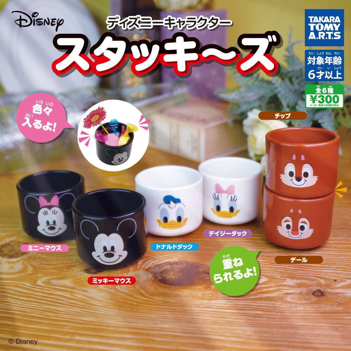 ディズニーキャラクター スタッキ~ズ