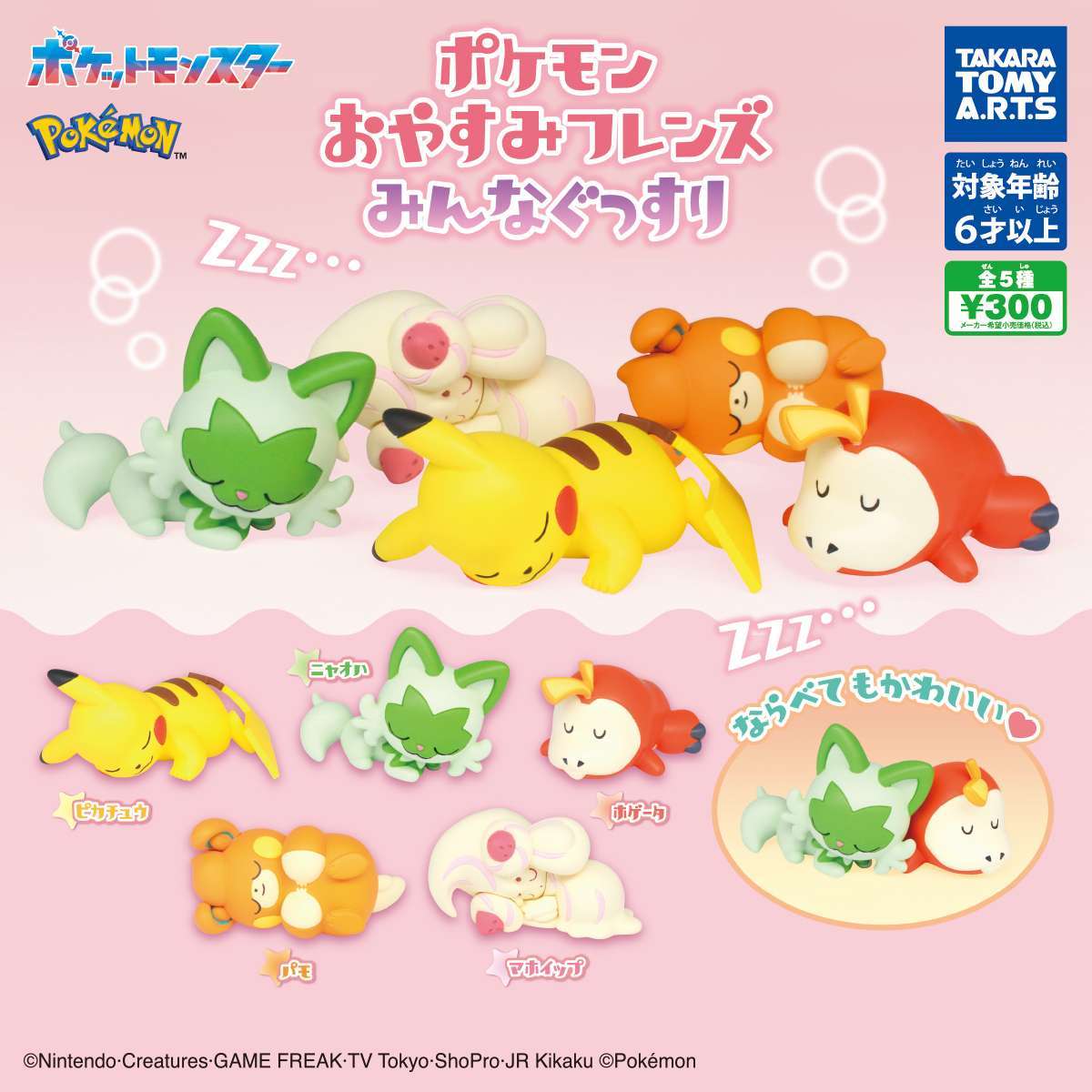 ポケモン　おやすみフレンズ みんなぐっすり