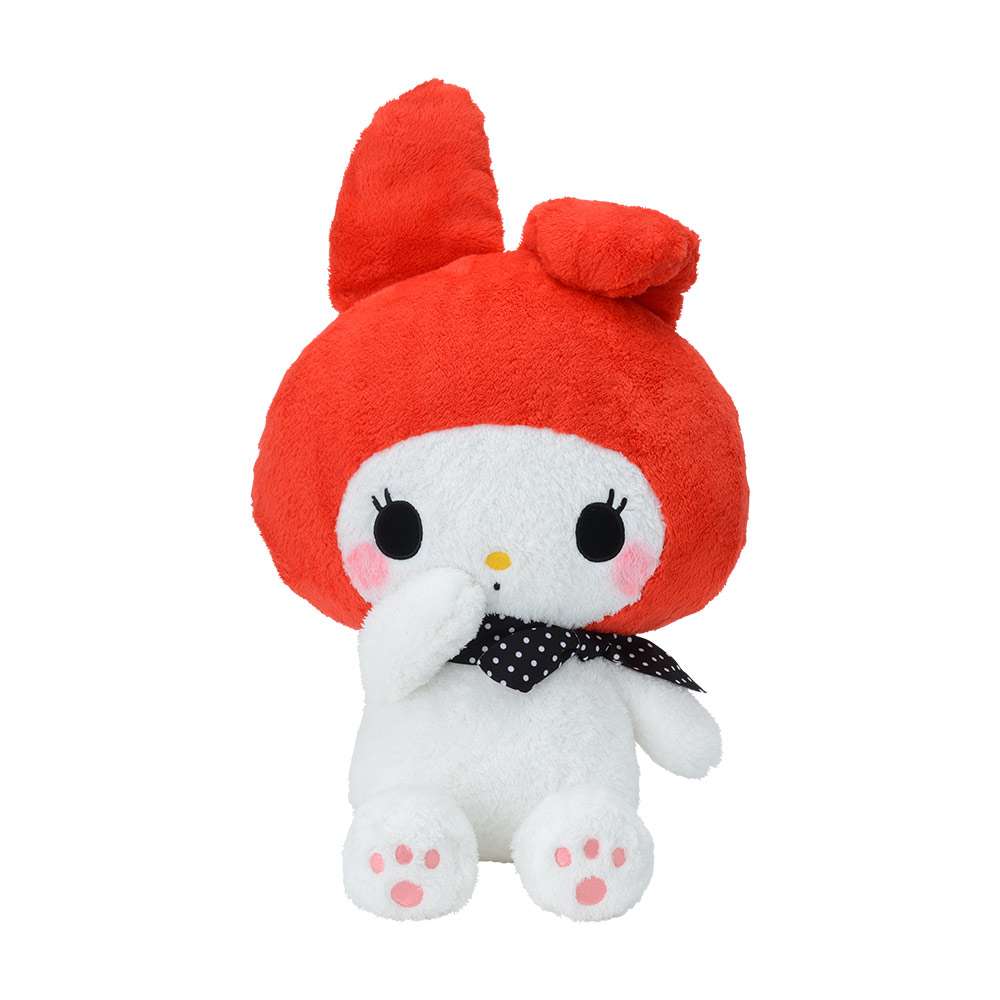 ゆるかわ　サンリオキャラクターズ　ギガジャンボ50'sファッションぬいぐるみマイメロディ